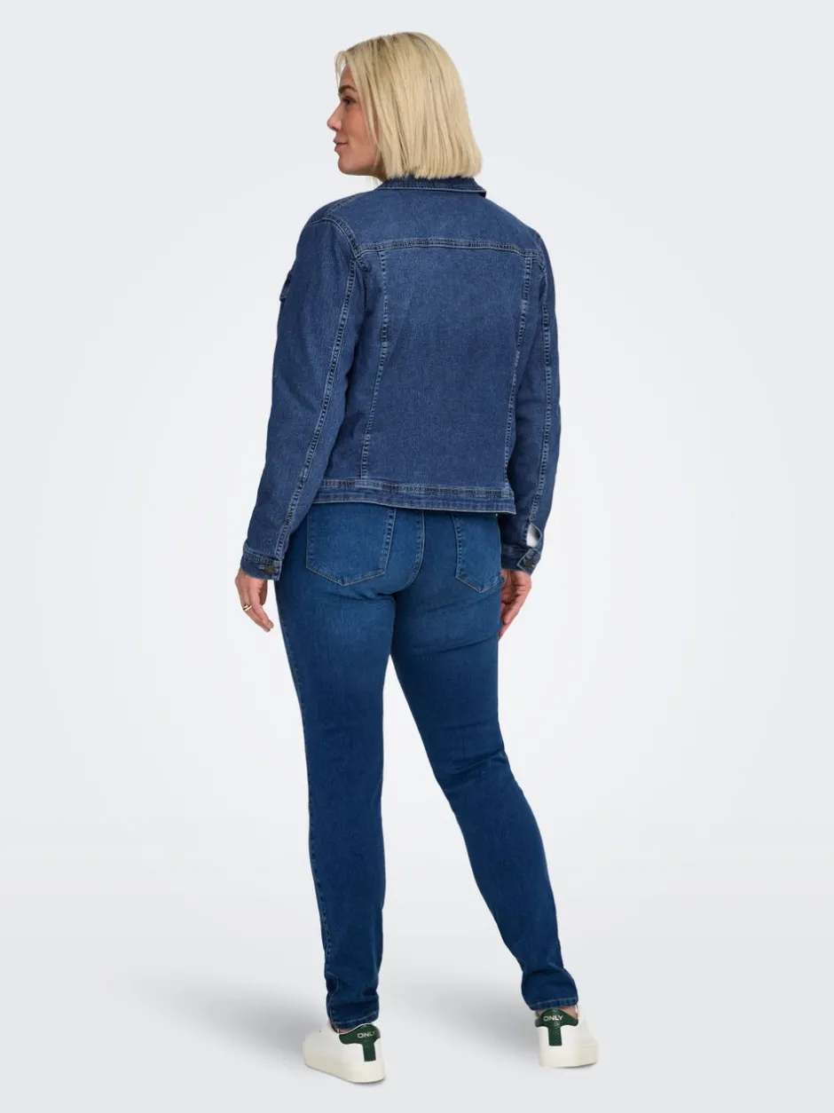 CARWESPA Denimjakke Dame Jakker Og Frakker|Double Denim
