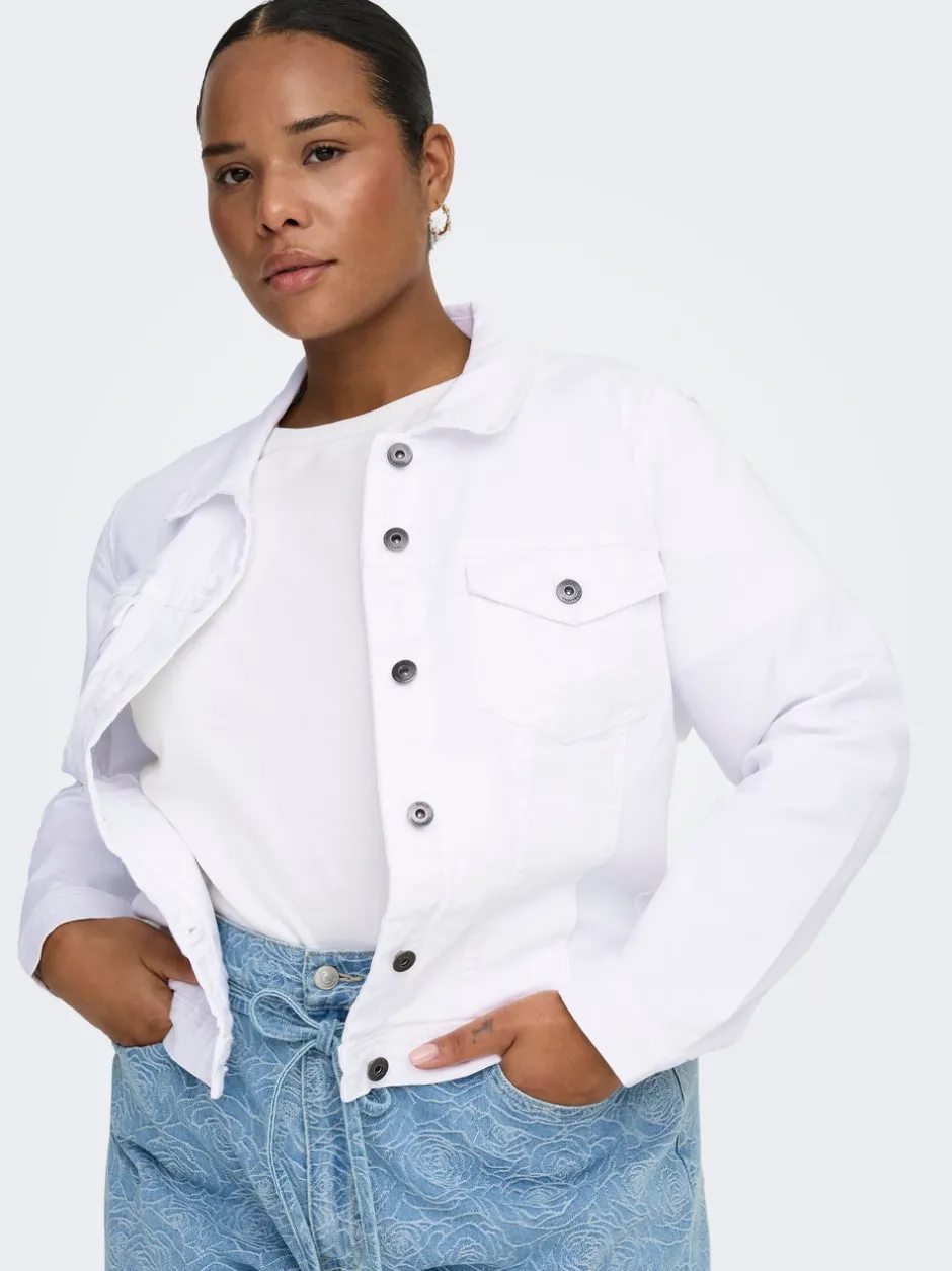CARWESPA Denimjakke Dame Jakker Og Frakker|Double Denim
