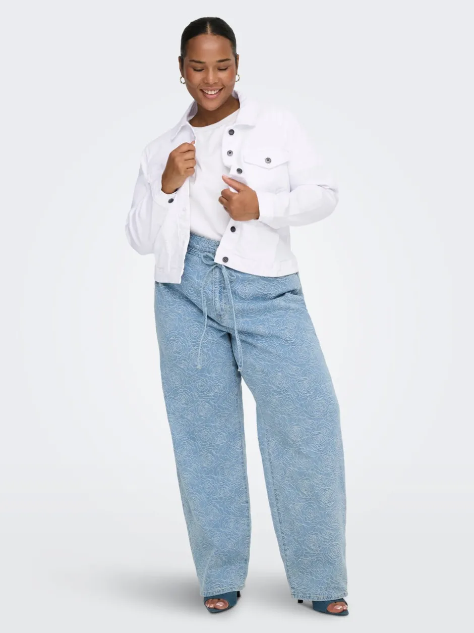 CARWESPA Denimjakke Dame Jakker Og Frakker|Double Denim