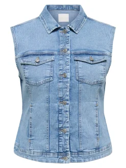 CARWESPA Trench waistcoat Dame Jakker Og Frakker|Double Denim