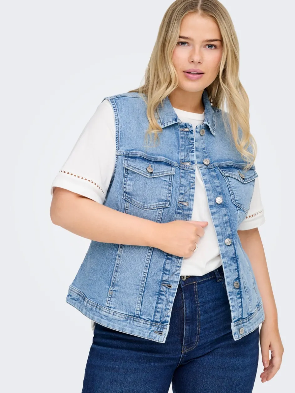 CARWESPA Trench waistcoat Dame Jakker Og Frakker|Double Denim