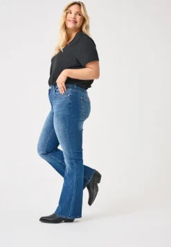 Outlet CARWILLY Høj talje Flared fit Jeans Dame Jeans|Jeans