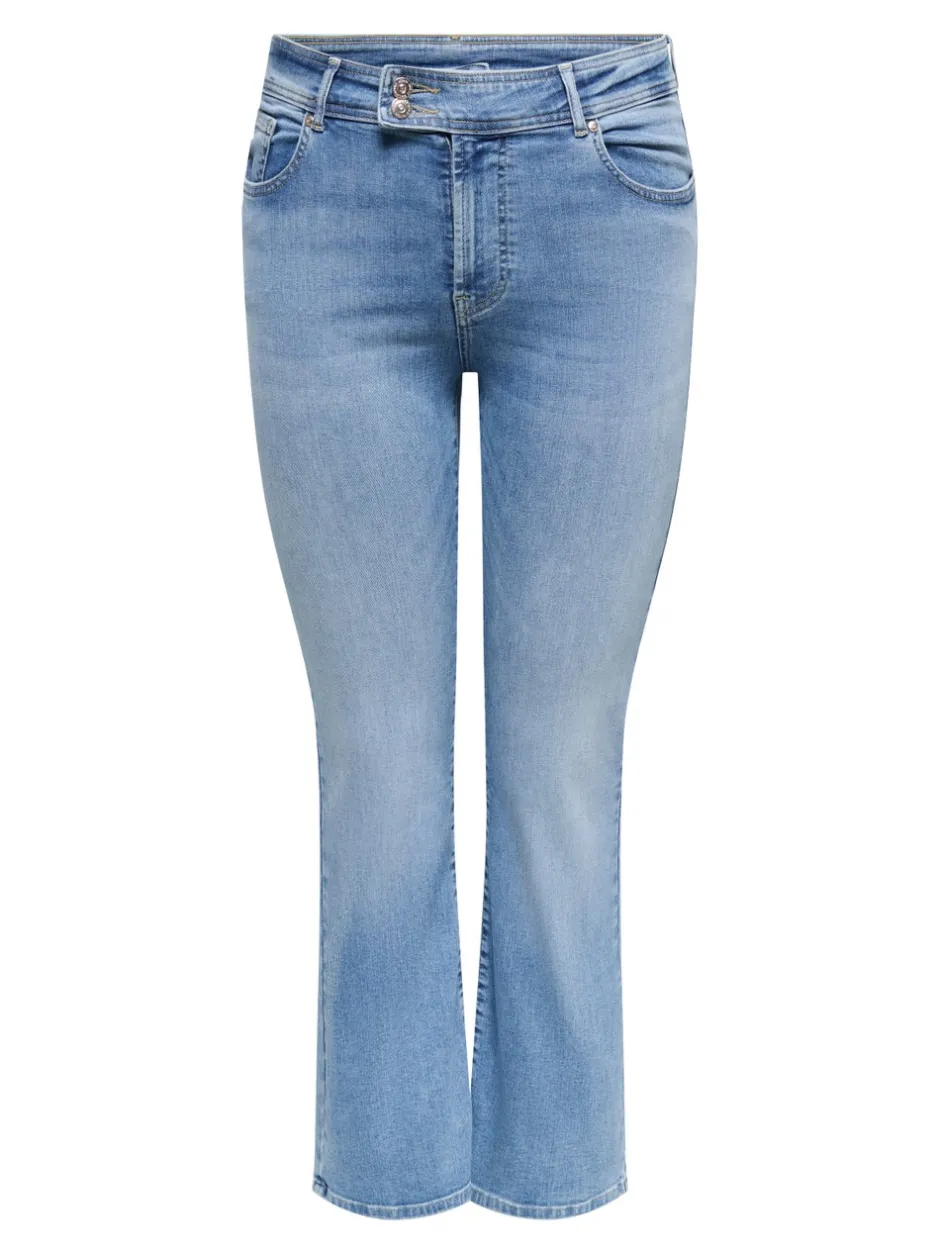 New CARWILLY Høj talje Flared fit Jeans Dame Jeans|Jeans
