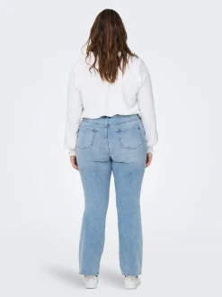 Online CARWILLY Høj talje Flared fit Jeans Dame Jeans|Jeans