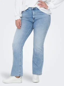 Online CARWILLY Høj talje Flared fit Jeans Dame Jeans|Jeans