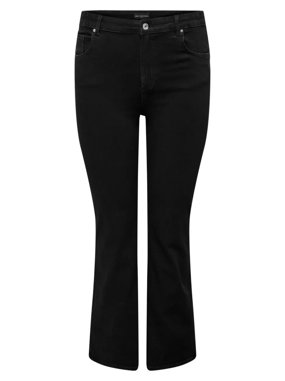 Sale CARWILLY Høj talje Flared fit Jeans Dame Jeans|Jeans