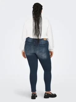 Discount CARWILLY Høj talje Skinny fit Ankellængde Jeans Dame Jeans|Jeans