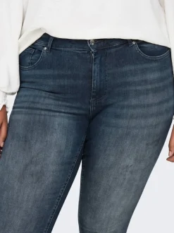 Discount CARWILLY Høj talje Skinny fit Ankellængde Jeans Dame Jeans|Jeans