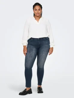 Discount CARWILLY Høj talje Skinny fit Ankellængde Jeans Dame Jeans|Jeans
