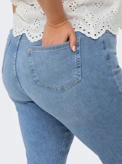 Clearance CARWILLY Høj talje Straight fit Jeans Dame Jeans|Jeans