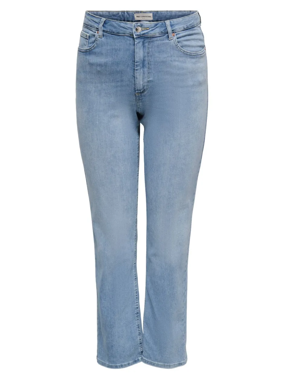 Clearance CARWILLY Høj talje Straight fit Jeans Dame Jeans|Jeans