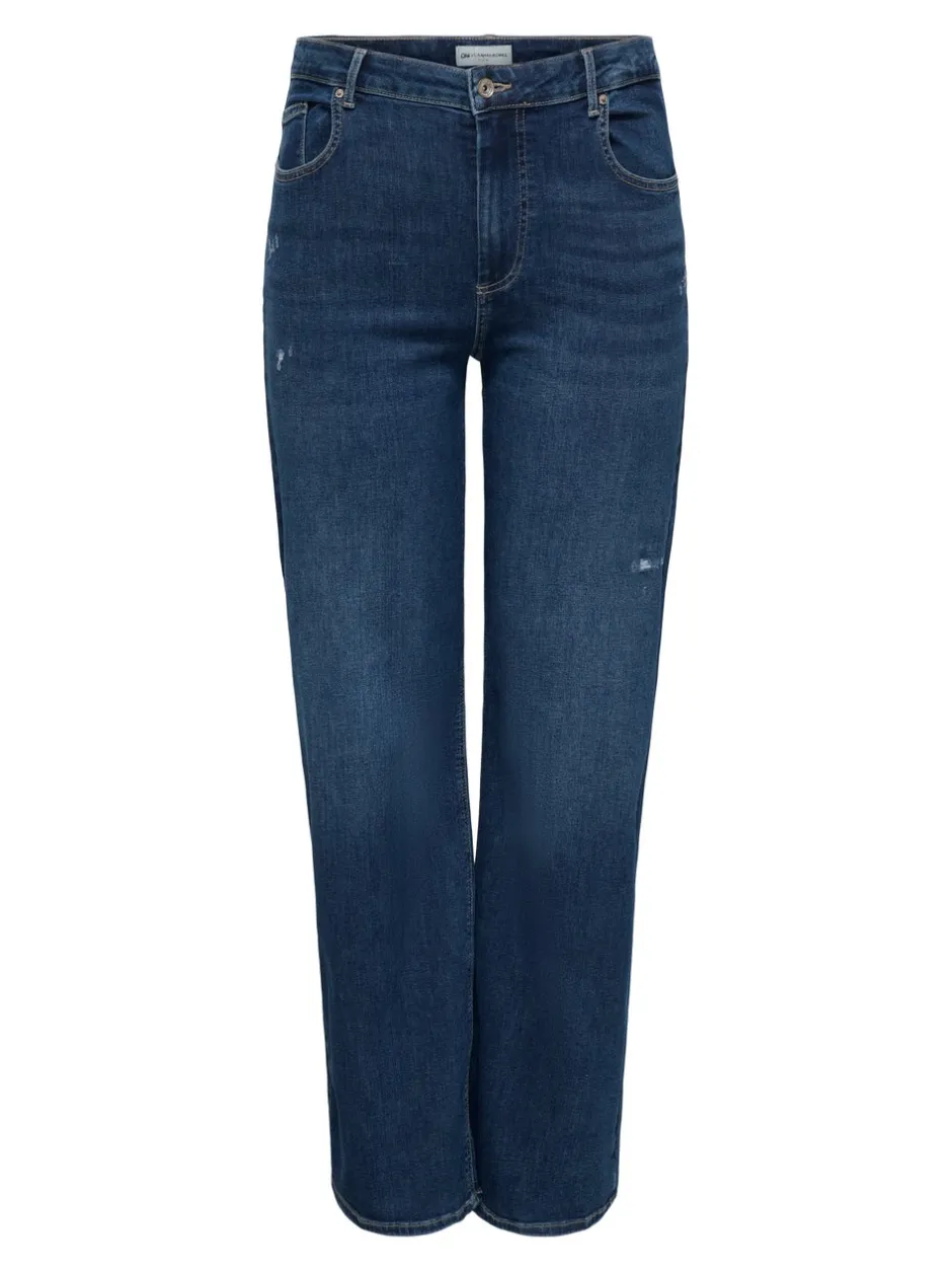 Online CARWILLY Høj talje Wide leg fit Jeans Dame Jeans|Jeans