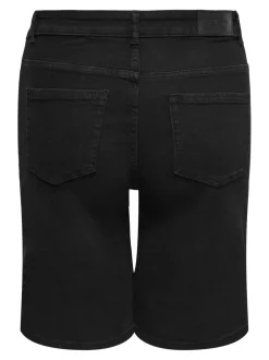 Hot CARWILLY Høj talje Wide leg fit Denim-shorts Dame Shorts
