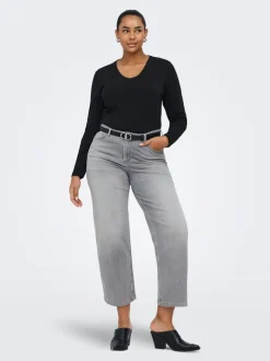 Online CARWILLY Høj talje Wide leg fit Jeans Dame Jeans|Jeans