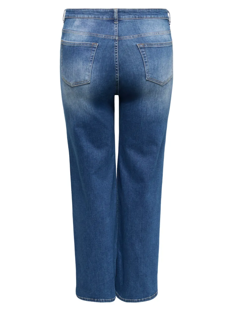 Outlet CARWILLY Høj talje Wide leg fit Jeans Dame Jeans|Jeans