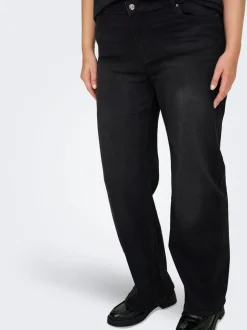 Hot CARWILLY Høj talje Wide leg fit Jeans Dame Jeans|Jeans