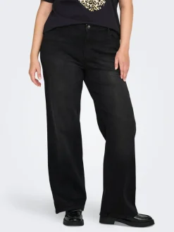 Hot CARWILLY Høj talje Wide leg fit Jeans Dame Jeans|Jeans