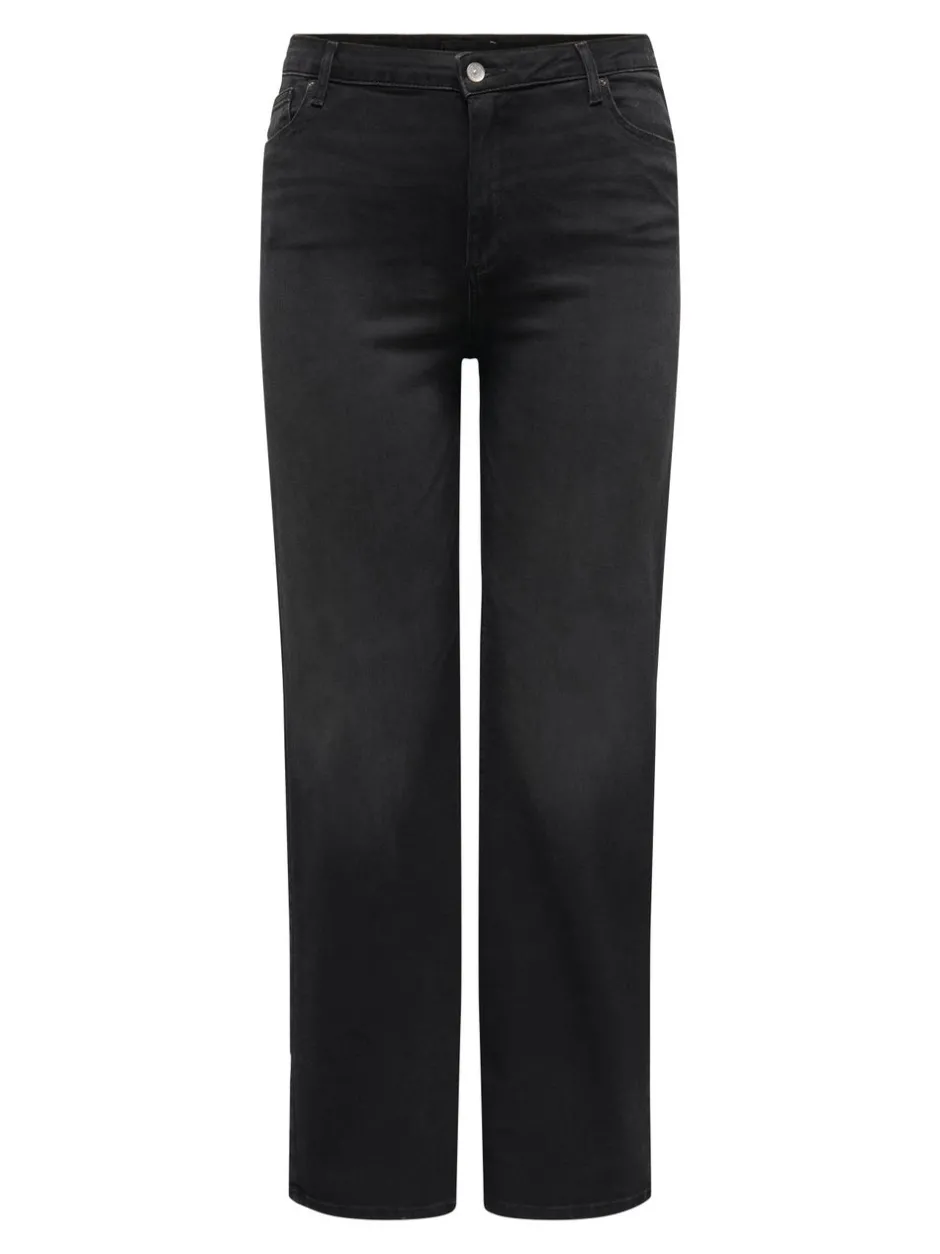 Hot CARWILLY Høj talje Wide leg fit Jeans Dame Jeans|Jeans