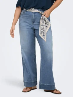Online CARWILLY Høj talje Wide leg fit Jeans Dame Jeans|Jeans