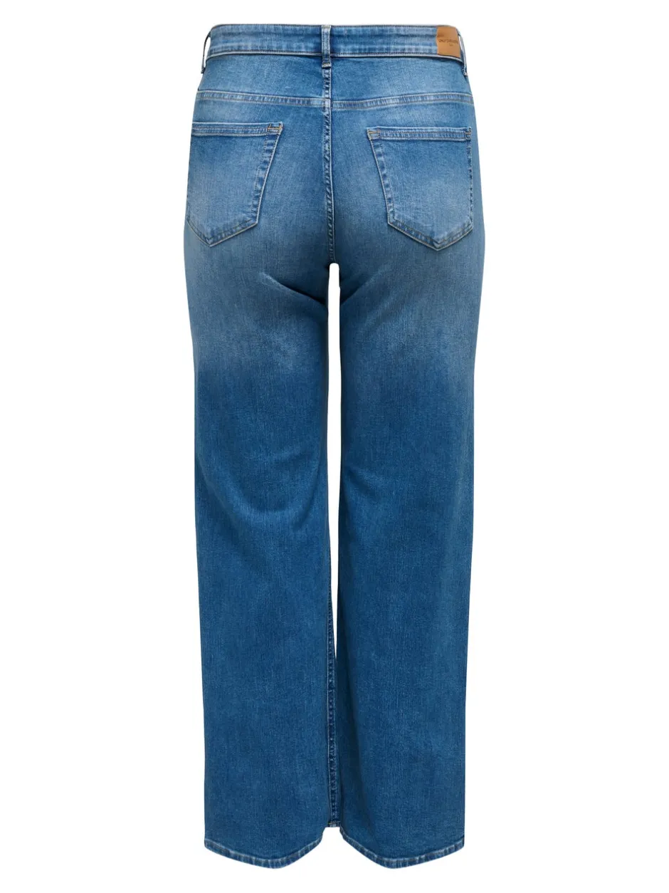 Best CARWILLY Høj talje Wide leg fit Jeans Dame Jeans|Jeans