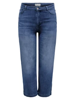 New CARWILLY Høj talje Wide leg fit Cropped Jeans Dame Jeans|Jeans