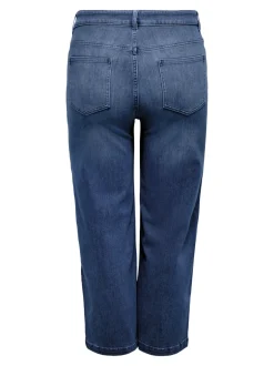 New CARWILLY Høj talje Wide leg fit Cropped Jeans Dame Jeans|Jeans