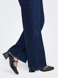 Clearance CARWILLY Høj talje Wide leg fit Jeans Dame Jeans|Jeans