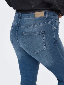New CARWILLY Mellemhøj talje Flared fit Jeans Dame Jeans|Jeans