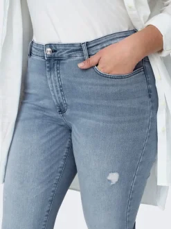 CARWILLY Mellemhøj talje Flared fit Jeans Dame Jeans|Jeans
