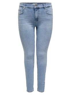 Outlet CARWILLY Mellemhøj talje Skinny fit Jeans Dame Jeans|Jeans