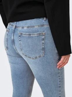 Outlet CARWILLY Mellemhøj talje Skinny fit Jeans Dame Jeans|Jeans