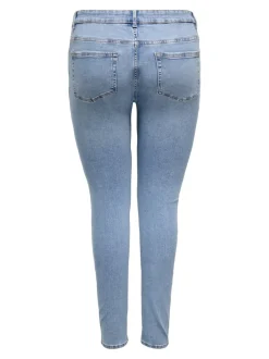 Outlet CARWILLY Mellemhøj talje Skinny fit Jeans Dame Jeans|Jeans