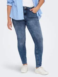 Best CARWILLY Mellemhøj talje Skinny fit Ankellængde Jeans Dame Jeans|Jeans