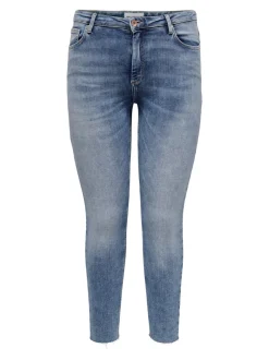 Best CARWILLY Mellemhøj talje Skinny fit Ankellængde Jeans Dame Jeans|Jeans