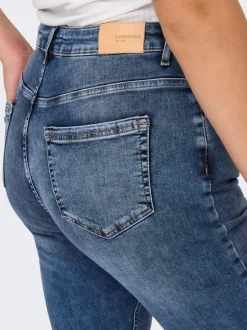 Best CARWILLY Mellemhøj talje Skinny fit Ankellængde Jeans Dame Jeans|Jeans