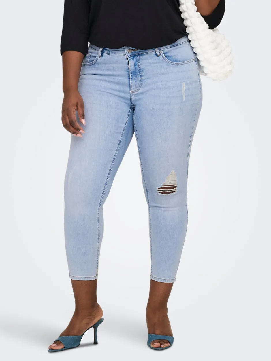 Hot CARWILLY Mellemhøj talje Skinny fit Ankellængde Jeans Dame Jeans|Jeans