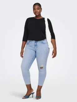Hot CARWILLY Mellemhøj talje Skinny fit Ankellængde Jeans Dame Jeans|Jeans