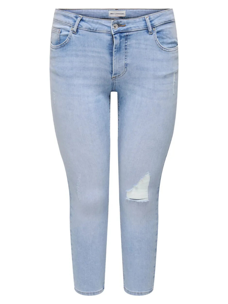 Hot CARWILLY Mellemhøj talje Skinny fit Ankellængde Jeans Dame Jeans|Jeans