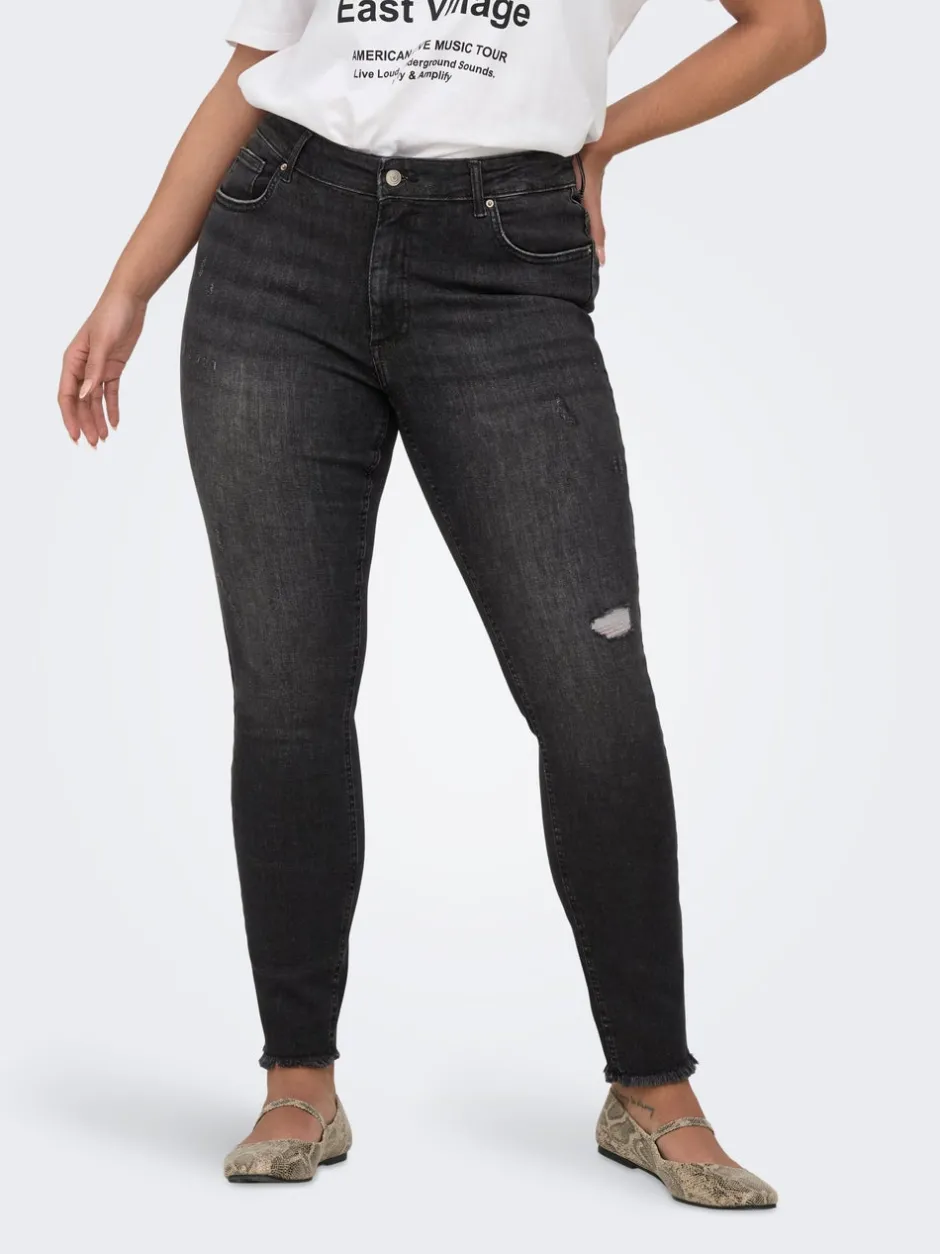 CARWILLY Mellemhøj talje Skinny fit Ankellængde Jeans Dame Jeans|Jeans