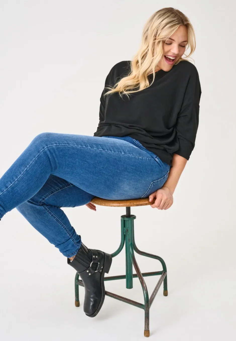 Outlet CARWILLY Mellemhøj talje Skinny fit Jeans Dame Jeans|Jeans