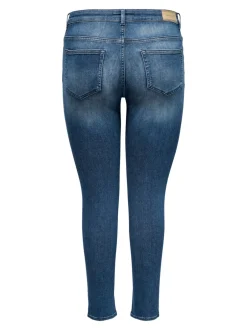 Outlet CARWILLY Mellemhøj talje Skinny fit Jeans Dame Jeans|Jeans