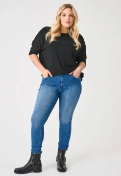 Outlet CARWILLY Mellemhøj talje Skinny fit Jeans Dame Jeans|Jeans