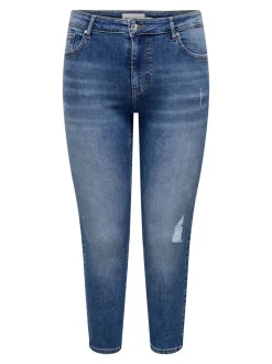 Sale CARWILLY Mellemhøj talje Skinny fit Ankellængde Jeans Dame Jeans|Jeans