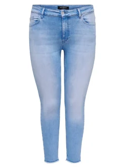Discount CARWILLY Mellemhøj talje Skinny fit Ankellængde Jeans Dame Jeans|Jeans