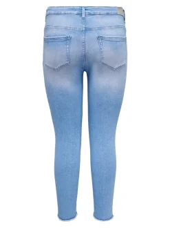 Discount CARWILLY Mellemhøj talje Skinny fit Ankellængde Jeans Dame Jeans|Jeans