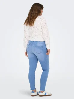 Discount CARWILLY Mellemhøj talje Skinny fit Ankellængde Jeans Dame Jeans|Jeans