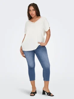 Sale CARWILLY Mellemhøj talje Skinny fit Jeans Dame Jeans|Jeans