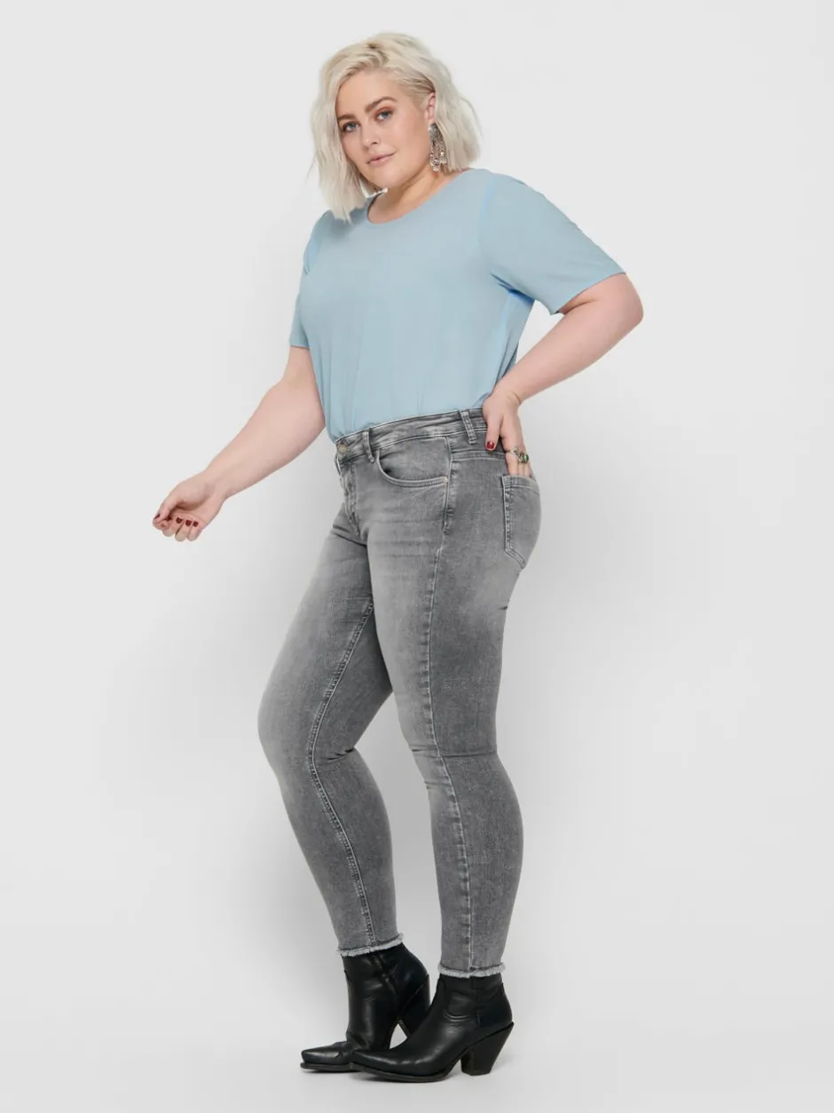Sale CARWILLY Normal talje Skinny fit Ankellængde Jeans Dame Jeans|Jeans