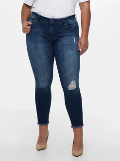 Sale CARWILLY Normal talje Skinny fit Ankellængde Jeans Dame Jeans|Jeans