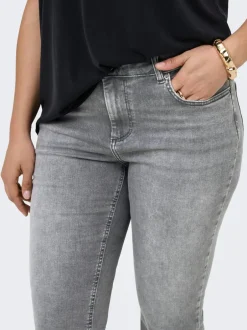 Outlet CARWILLY Sweet flared fit Cropped Jeans Dame Jeans|Jeans